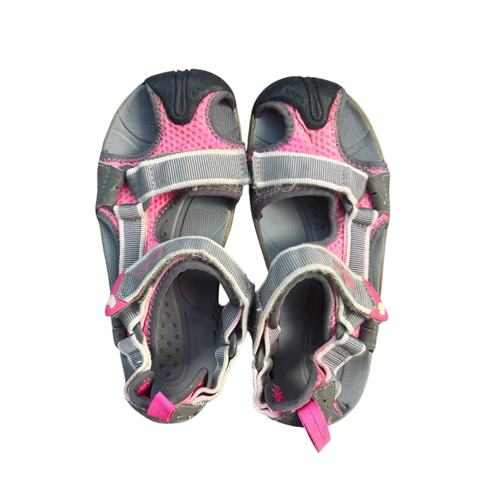 Teva Toachi 2 Sandals Youth Size 2 Pink Gray Closed Toe